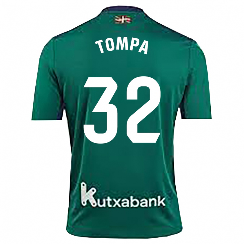 ילדים אקוש סאבולץ׳ טומפה #32 כחול נייבי ירוק חולצת שוער 2025/26 חולצה קצרה