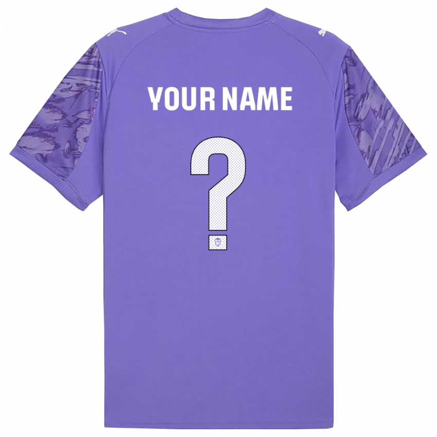 ילדים ולנסיה לבנדר לבן חולצת שוער 2025/26 חולצה קצרה