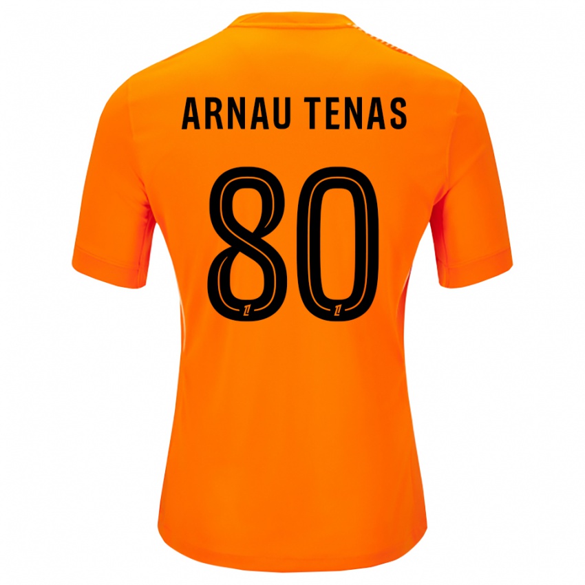 ילדים ארנאו טנאס אורניה #80 כתום שחור חולצת שוער 2025/26 חולצה קצרה