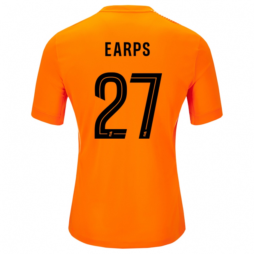 ילדים מרי ארפס #27 כתום שחור חולצת שוער 2025/26 חולצה קצרה