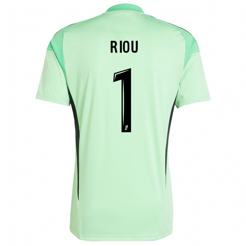 ילדים רמי ריו #1 ירוק בהיר שחור חולצת שוער 2025/26 חולצה קצרה