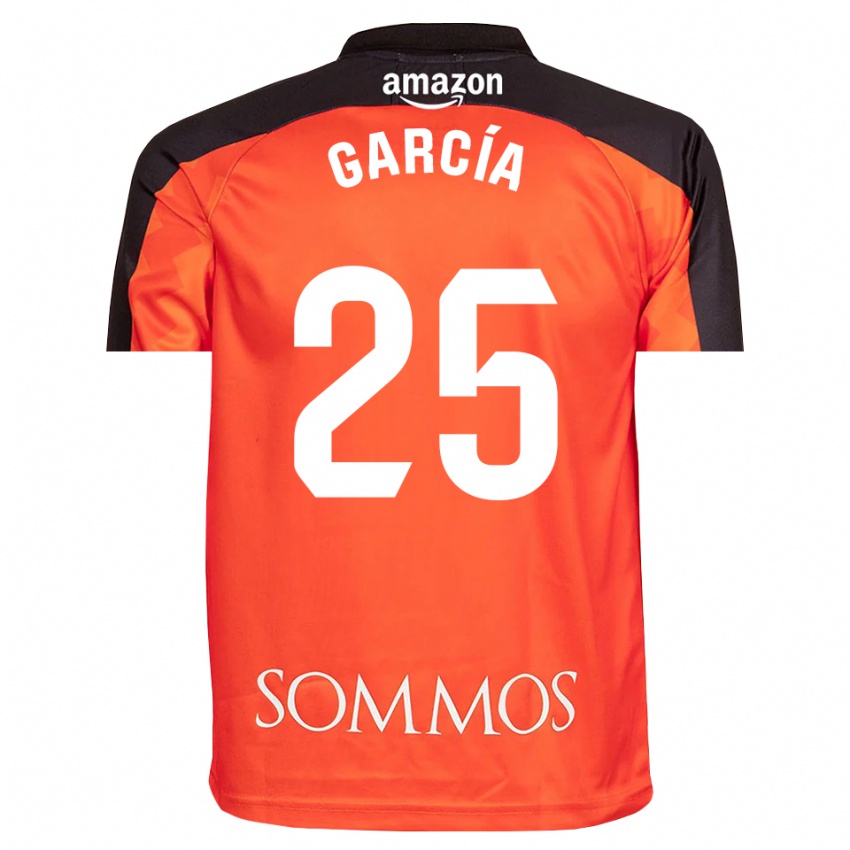 ילדים Jaime García #25 כתום שחור חולצת שוער 2025/26 חולצה קצרה