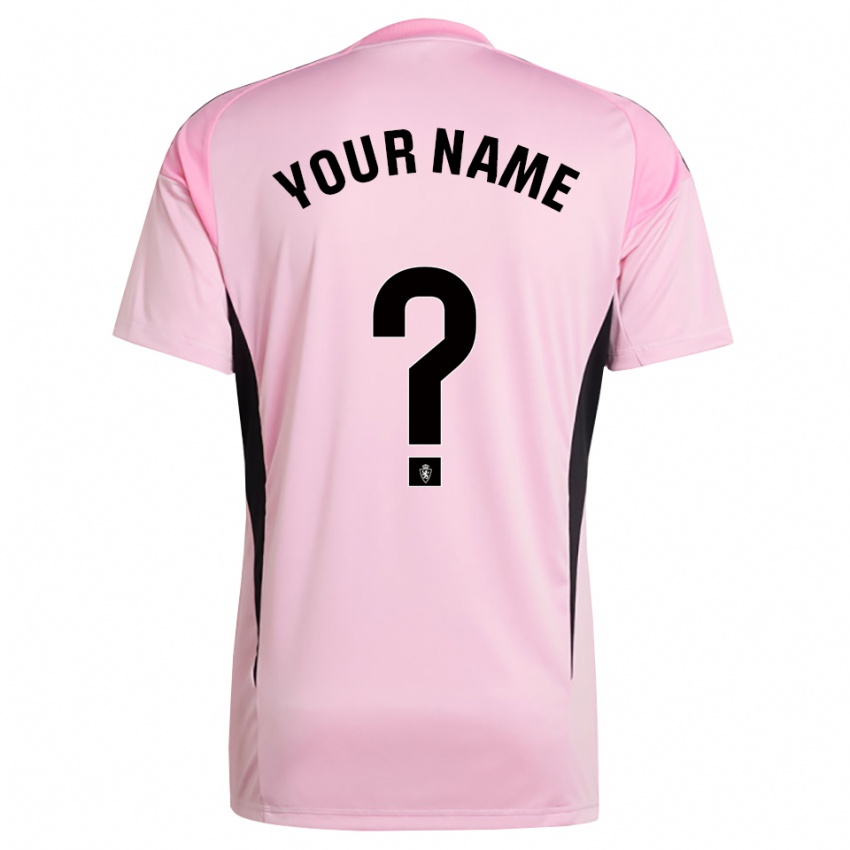 ילדים ריאל סרגוסה ורוד בהיר שחור חולצת שוער 2025/26 חולצה קצרה