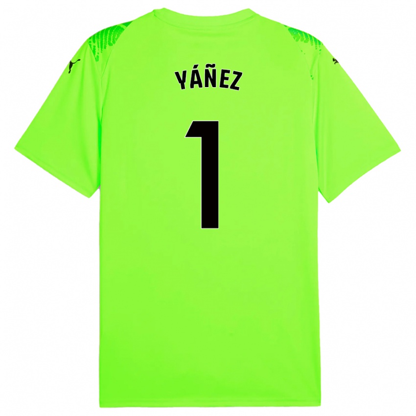 ילדים רובן יאנייס #1 ירוק דשא חולצת שוער 2025/26 חולצה קצרה