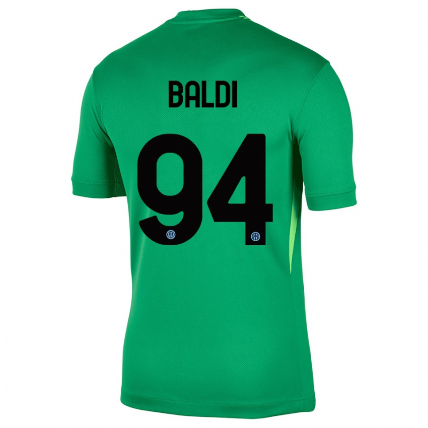 ילדים רקלה באלדי #94 ירוק בהיר שחור חולצת שוער 2025/26 חולצה קצרה