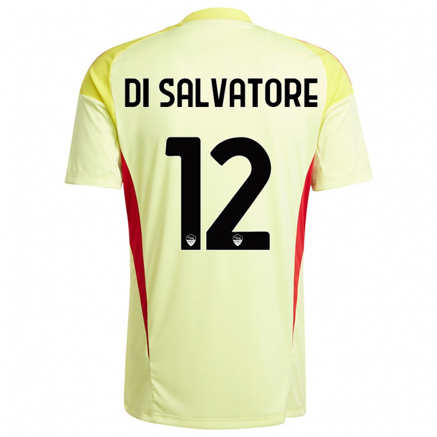 ילדים Diego Di Salvatore #12 כתום צהוב בהיר חולצת שוער 2025/26 חולצה קצרה