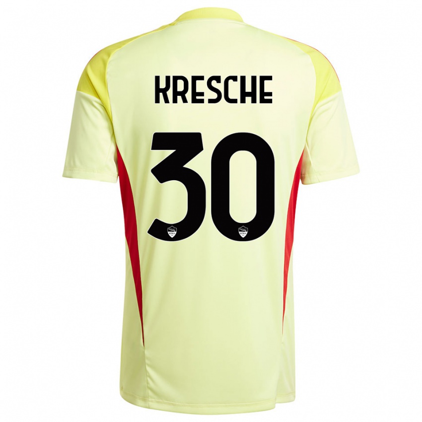 ילדים Isabella Kresche #30 כתום צהוב בהיר חולצת שוער 2025/26 חולצה קצרה