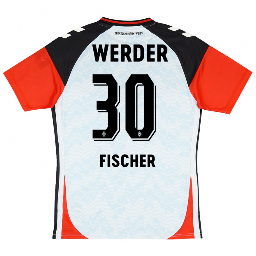 ילדים Vanessa Fischer #30 צהוב אדום שחור חולצת שוער 2025/26 חולצה קצרה