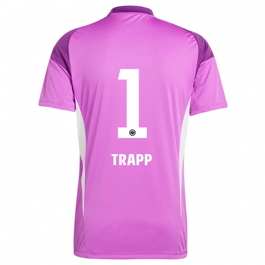 ילדים קווין טראפ #1 לבן לילך חולצת שוער 2025/26 חולצה קצרה