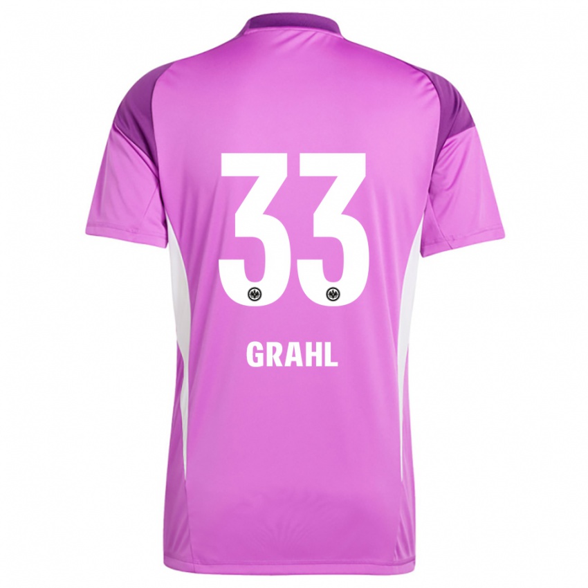 ילדים ינס גראהל #33 לבן לילך חולצת שוער 2025/26 חולצה קצרה