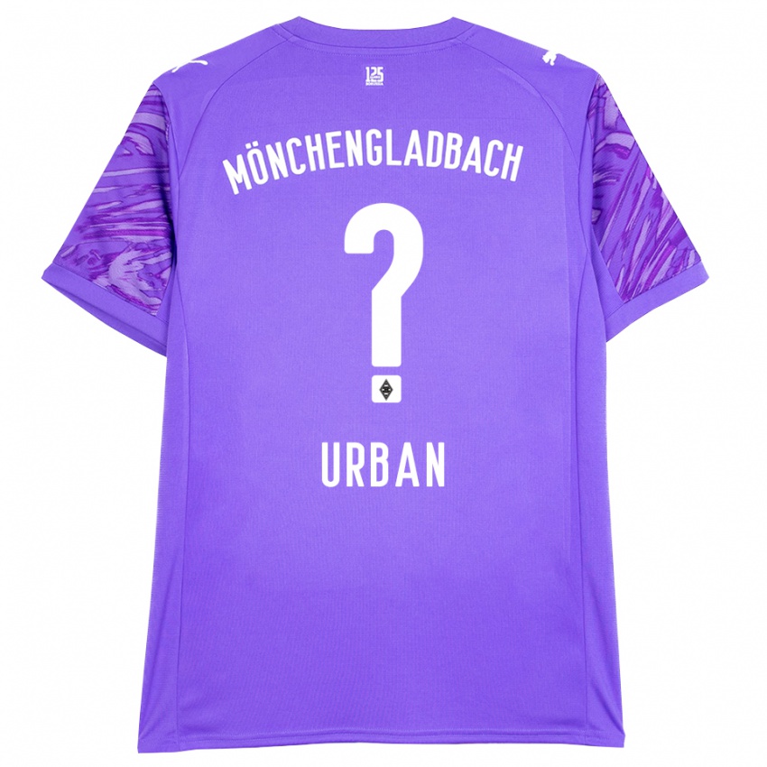 ילדים Simon Urban #0 לבן לילך חולצת שוער 2025/26 חולצה קצרה