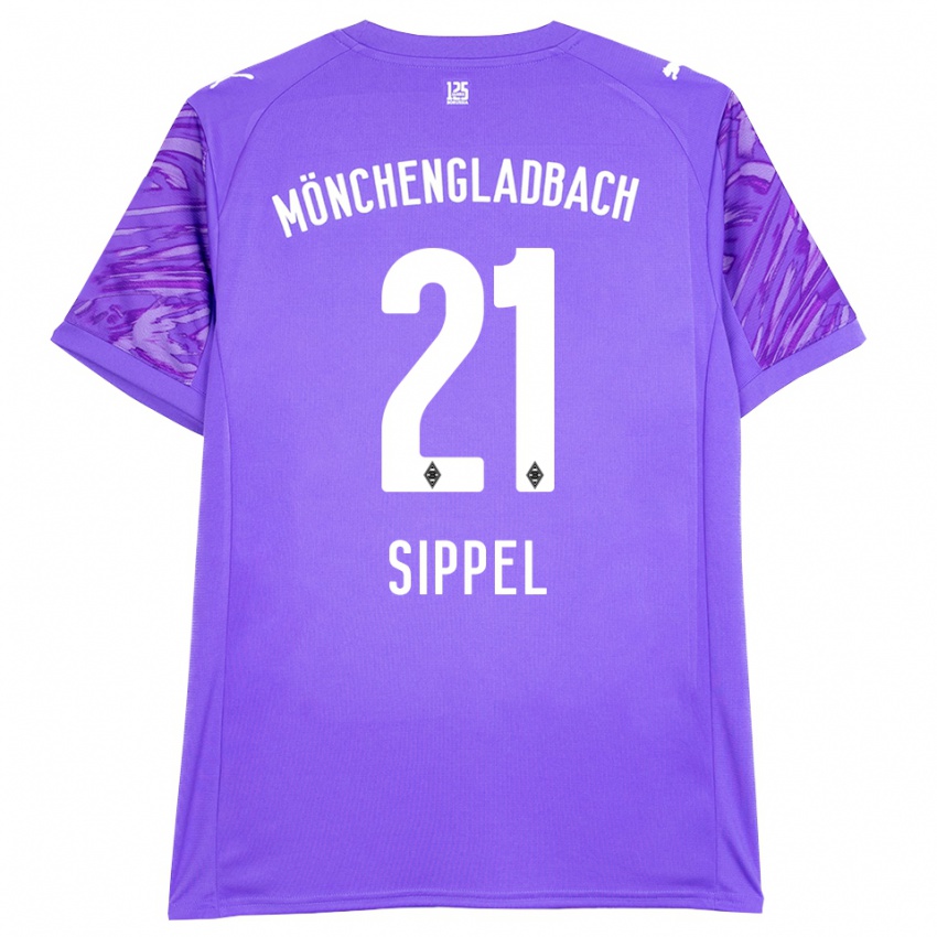 ילדים טוביאס זיפל #21 לבן לילך חולצת שוער 2025/26 חולצה קצרה