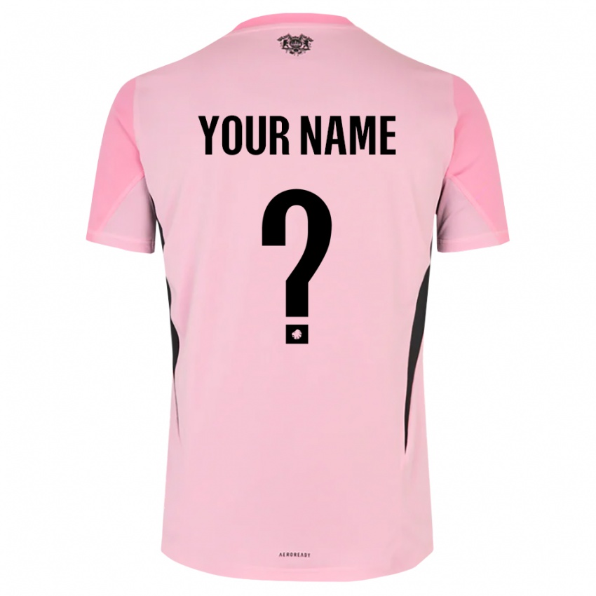 ילדים פ.צ. קופנהגן שחור ורוד חולצת שוער 2025/26 חולצה קצרה