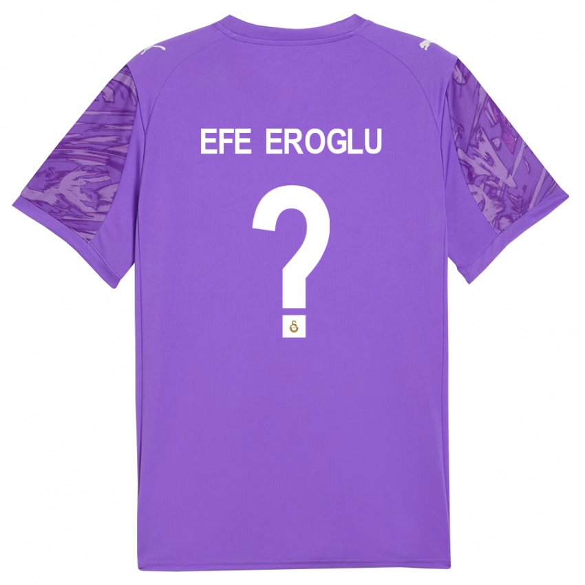 ילדים ג'ם אפי ארולו #0 לבן סגול חולצת שוער 2025/26 חולצה קצרה