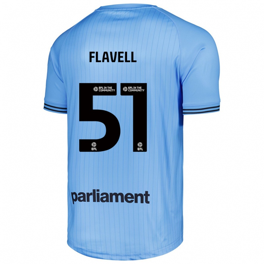 גברים קירן פלאבל #51 כחול שמיים בהיר חולצת שוער 2025/26 חולצה קצרה