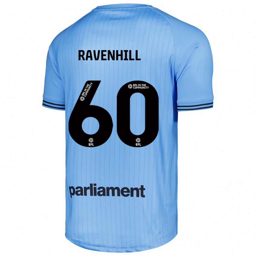 גברים Rogan Ravenhill #60 כחול שמיים בהיר חולצת שוער 2025/26 חולצה קצרה