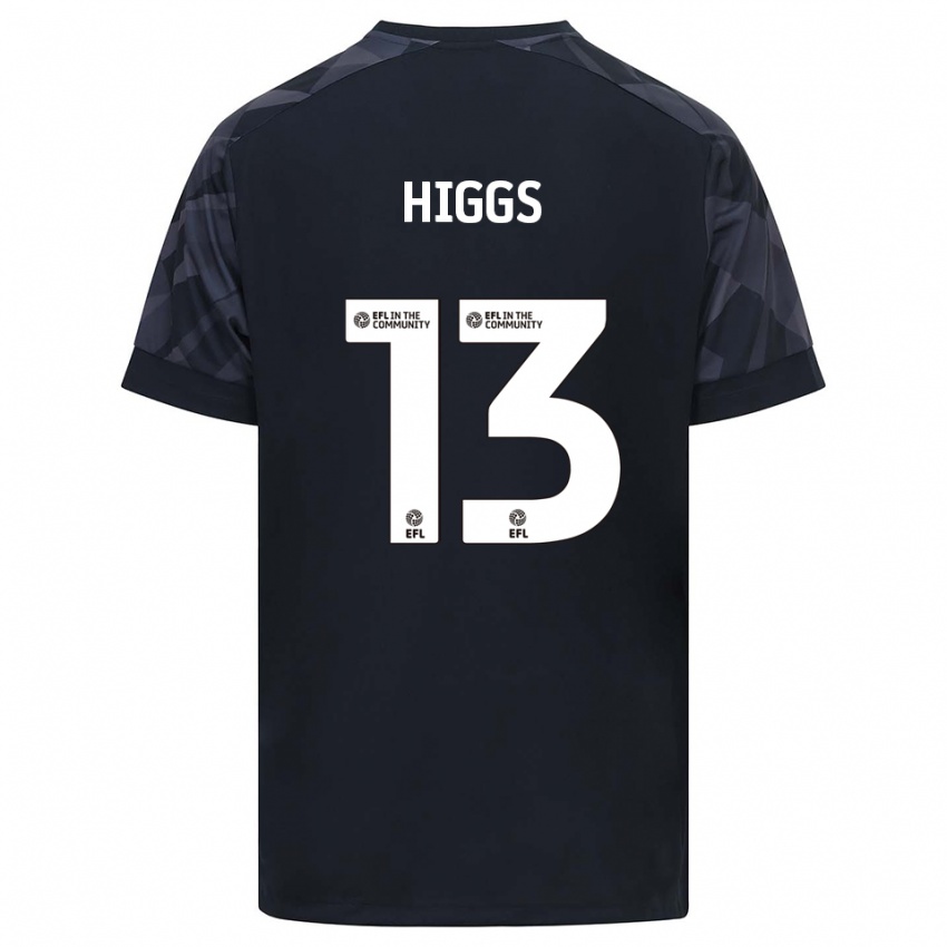 גברים Daniel Higgs #13 שחור לבן חולצת שוער 2025/26 חולצה קצרה