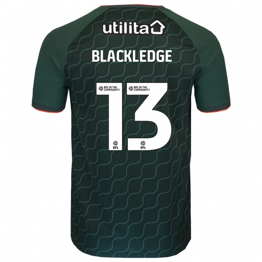 גברים הנרי בלקלדג׳ #13 ירוק כהה חולצת שוער 2025/26 חולצה קצרה