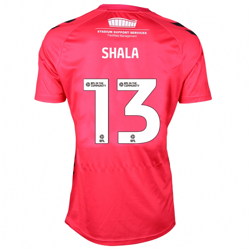 גברים לורנס שאלה #13 לבן אדום חולצת שוער 2025/26 חולצה קצרה