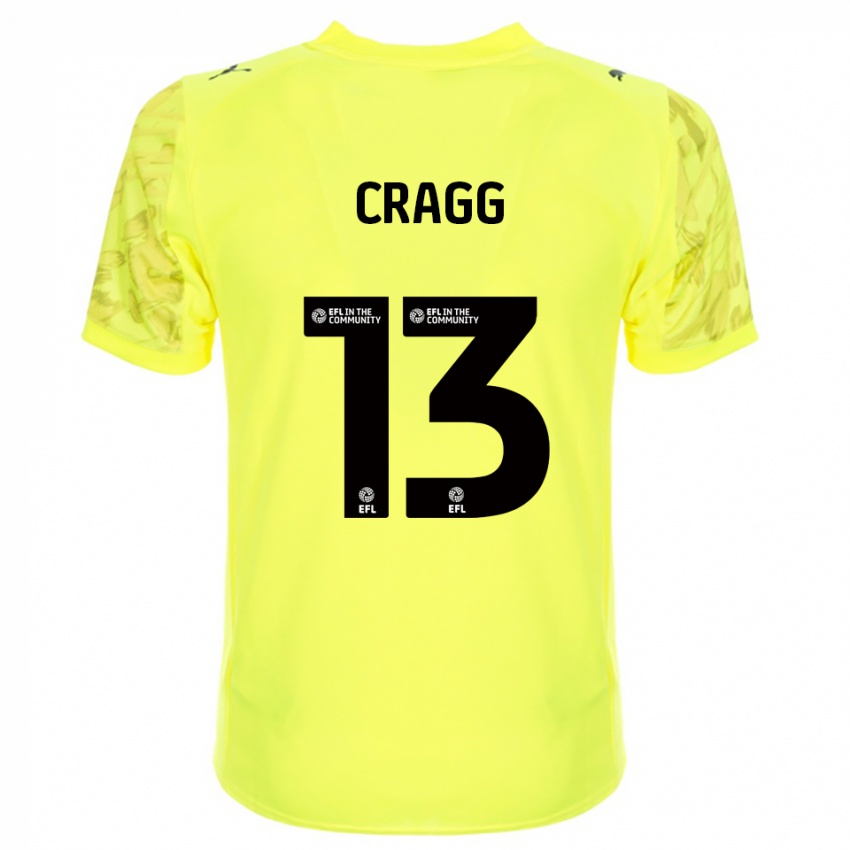 גברים ריו קראג #13 שחור צהוב חולצת שוער 2025/26 חולצה קצרה