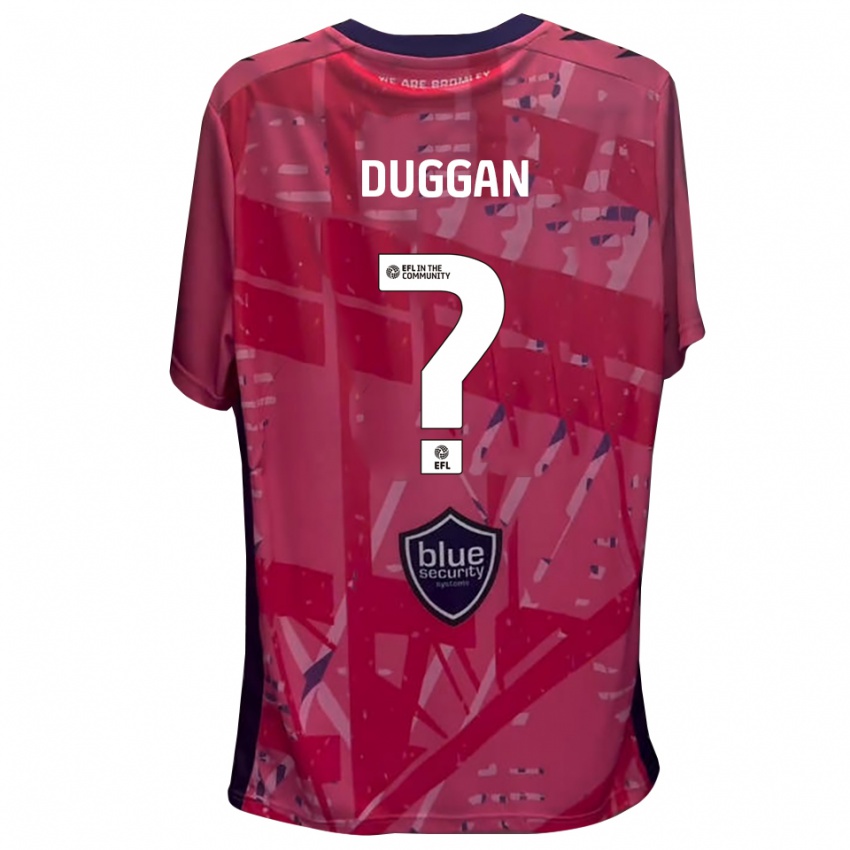 גברים Maisie Duggan #0 ורוד לבן חולצת שוער 2025/26 חולצה קצרה