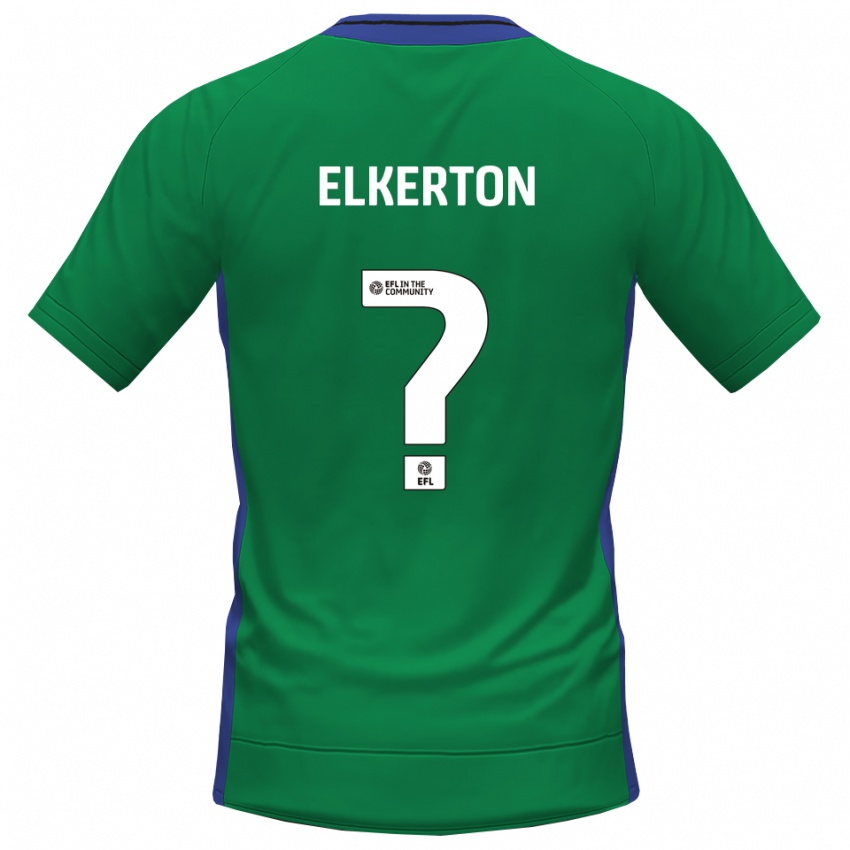 גברים Ava Elkerton #0 כחול ירוק חולצת שוער 2025/26 חולצה קצרה