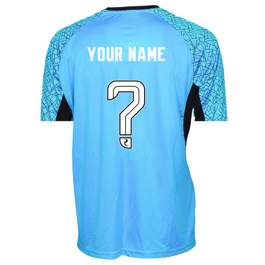 גברים ליבינגסטון כחול שחור חולצת שוער 2025/26 חולצה קצרה