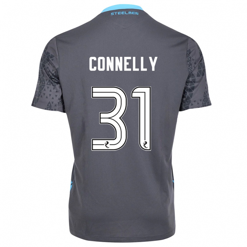 גברים מת׳יו קונלי #31 לבן אפור חולצת שוער 2025/26 חולצה קצרה