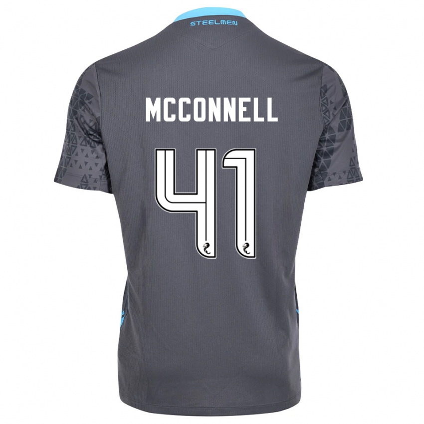 גברים Jack McConnell #41 לבן אפור חולצת שוער 2025/26 חולצה קצרה