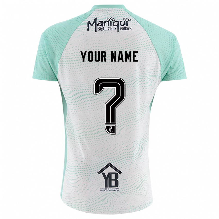 גברים פאלקירק שחור לבן חולצת שוער 2025/26 חולצה קצרה