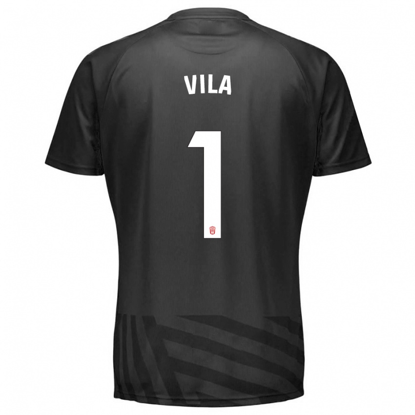 גברים רמון וילה #1 אפור שחור חולצת שוער 2025/26 חולצה קצרה