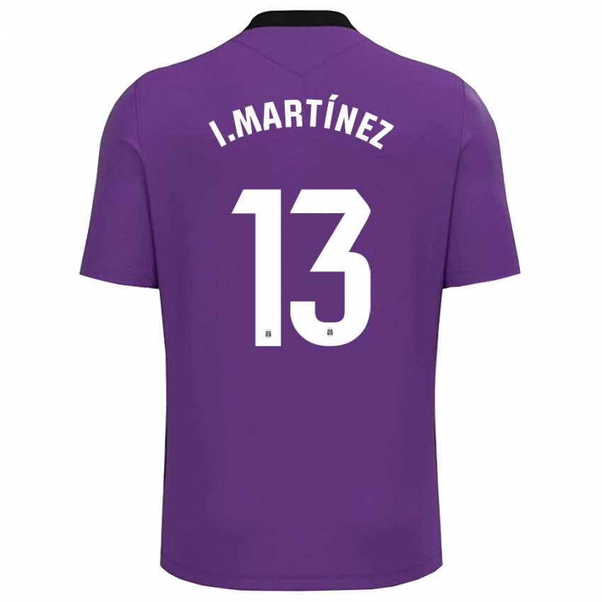 גברים Iván Martínez #13 סגול לבן חולצת שוער 2025/26 חולצה קצרה