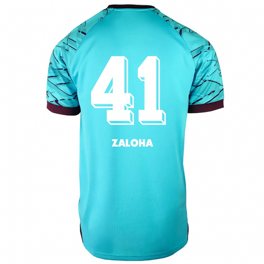 גברים Artem Zaloha #41 תכלת סגול חולצת שוער 2025/26 חולצה קצרה