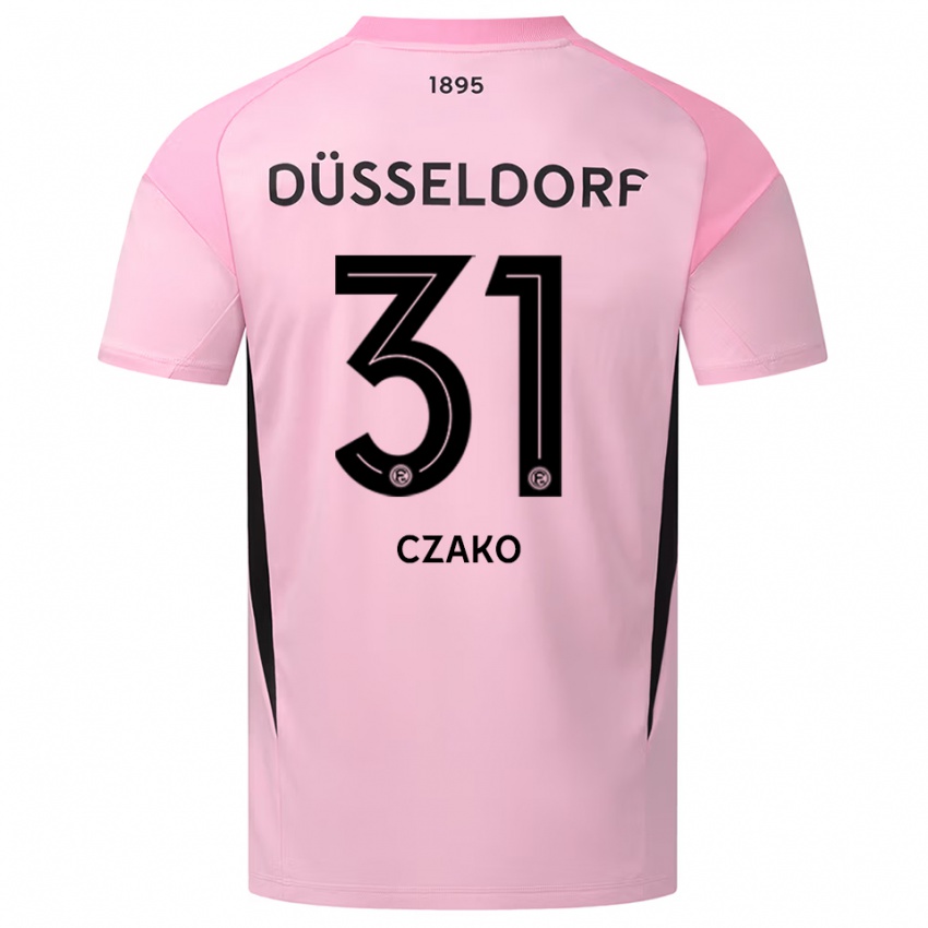 גברים מילאן צ׳אקו #31 ורוד שחור חולצת שוער 2025/26 חולצה קצרה