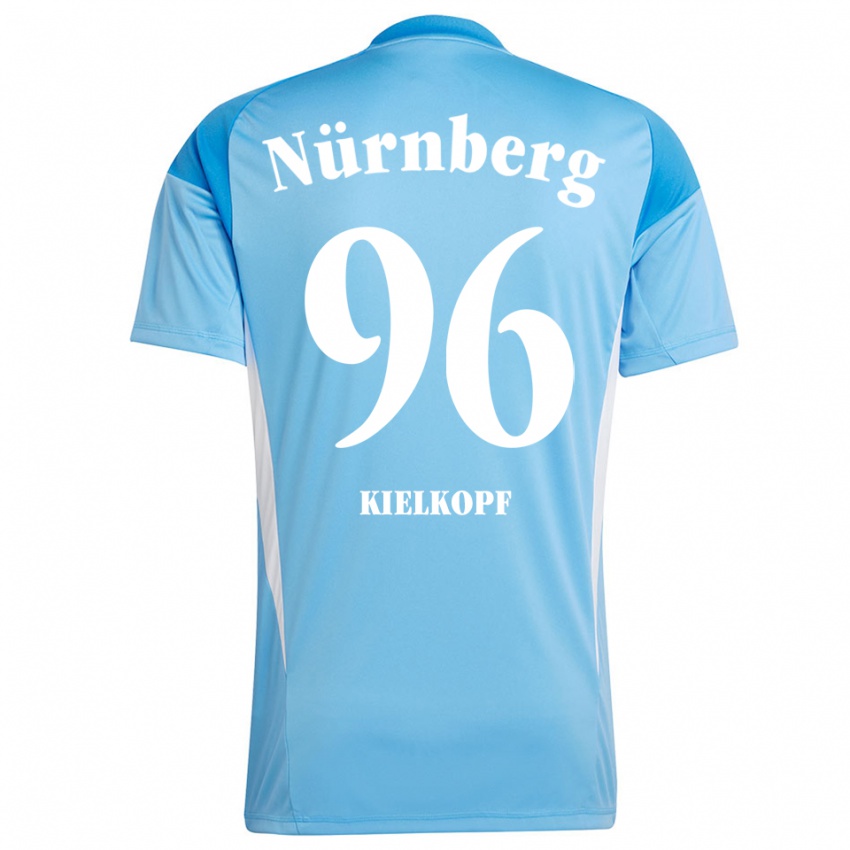 גברים פליקס קילקופף #96 תכלת לבן חולצת שוער 2025/26 חולצה קצרה
