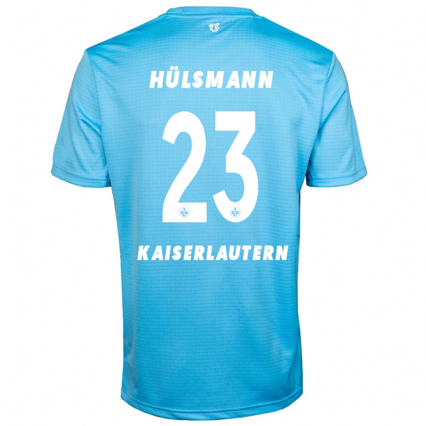 גברים Randy Hülsmann #23 תכלת לבן חולצת שוער 2025/26 חולצה קצרה