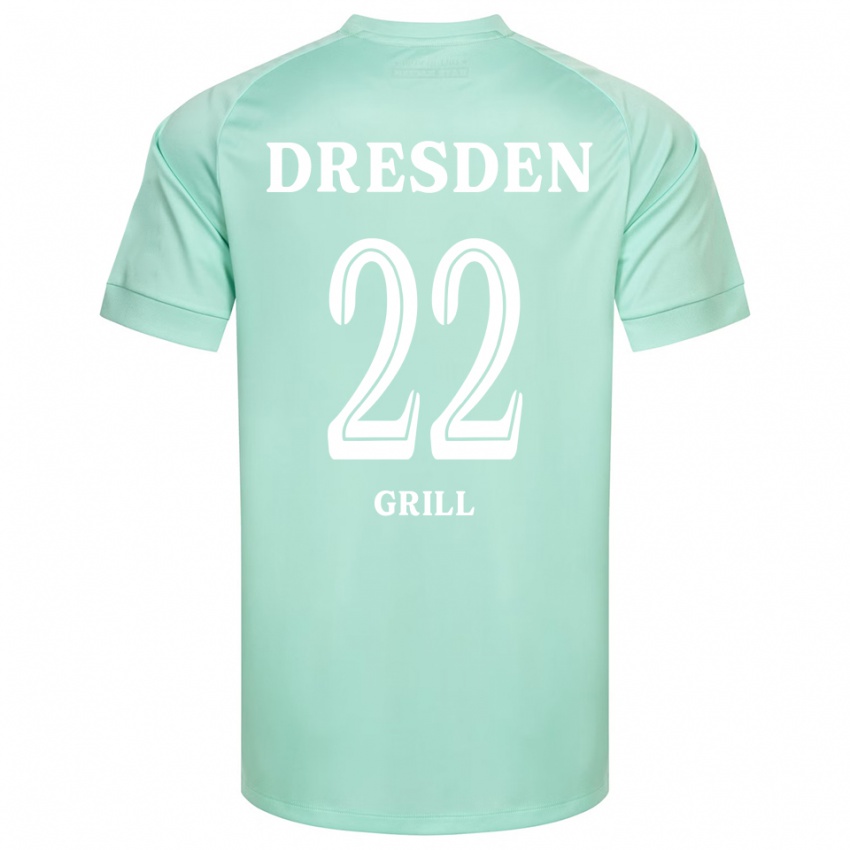 גברים לנארט גריל #22 ירוק בהיר לבן חולצת שוער 2025/26 חולצה קצרה