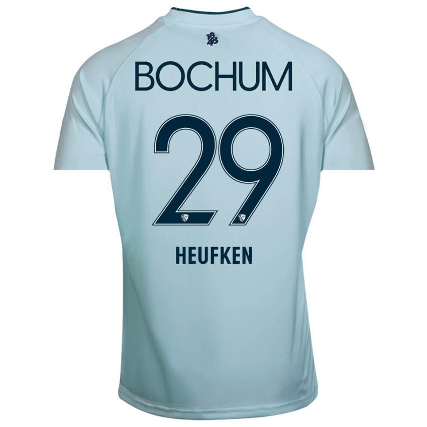 גברים Jeremias Heufken #29 ציאן-כחול חולצת שוער 2025/26 חולצה קצרה