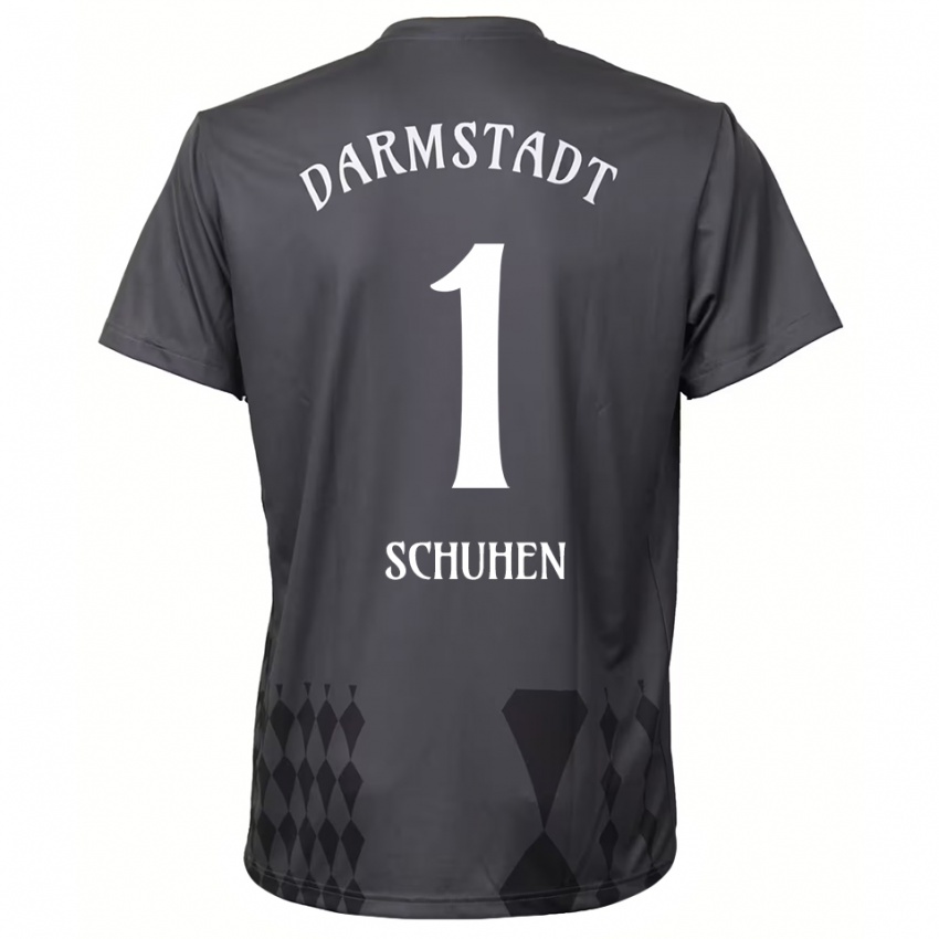 גברים מרסל שוהן #1 אפור כהה חולצת שוער 2025/26 חולצה קצרה