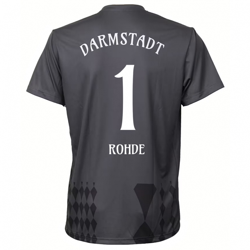 גברים טיל רודה #1 אפור כהה חולצת שוער 2025/26 חולצה קצרה