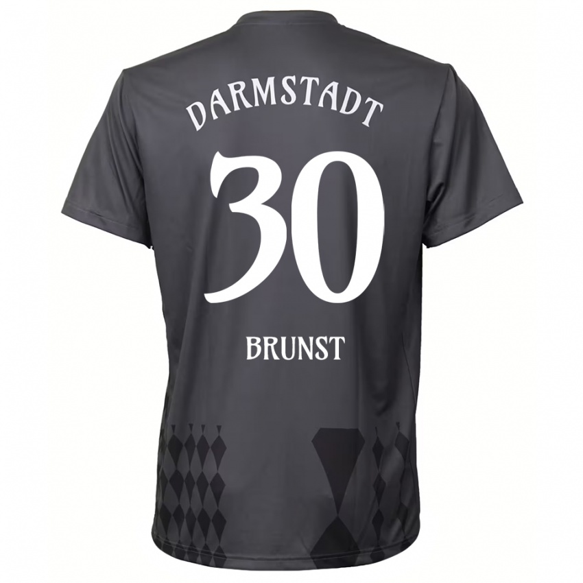 גברים אלכסנדר ברנסט-זולנר #30 אפור כהה חולצת שוער 2025/26 חולצה קצרה