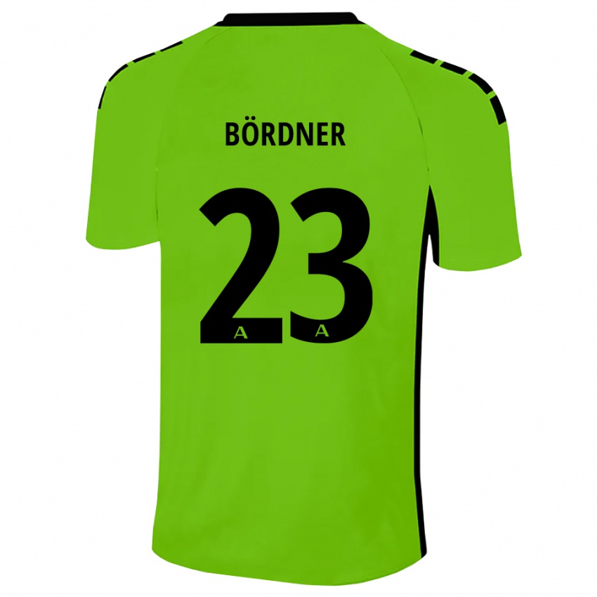 גברים אליאס ברדנר #23 ירוק דשא שחור חולצת שוער 2025/26 חולצה קצרה