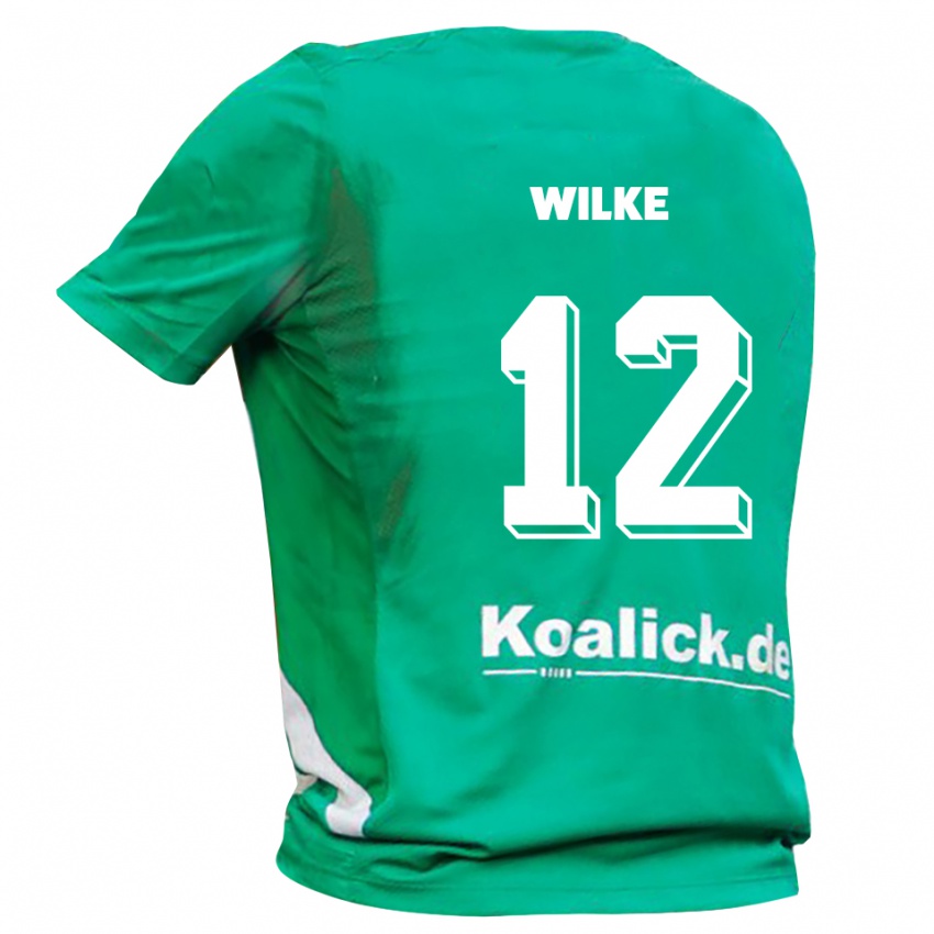 גברים מאלטה וילקה #12 ירוק לבן חולצת שוער 2025/26 חולצה קצרה