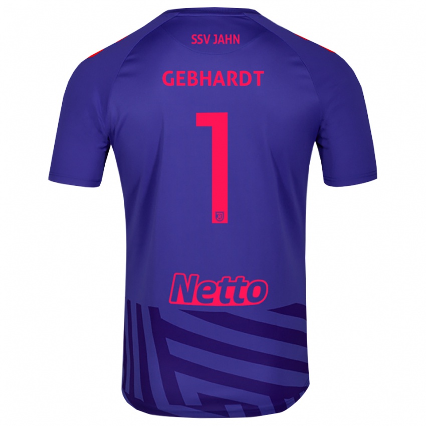 גברים פליקס גבהארדט #1 כחול רויאל אדום חולצת שוער 2025/26 חולצה קצרה