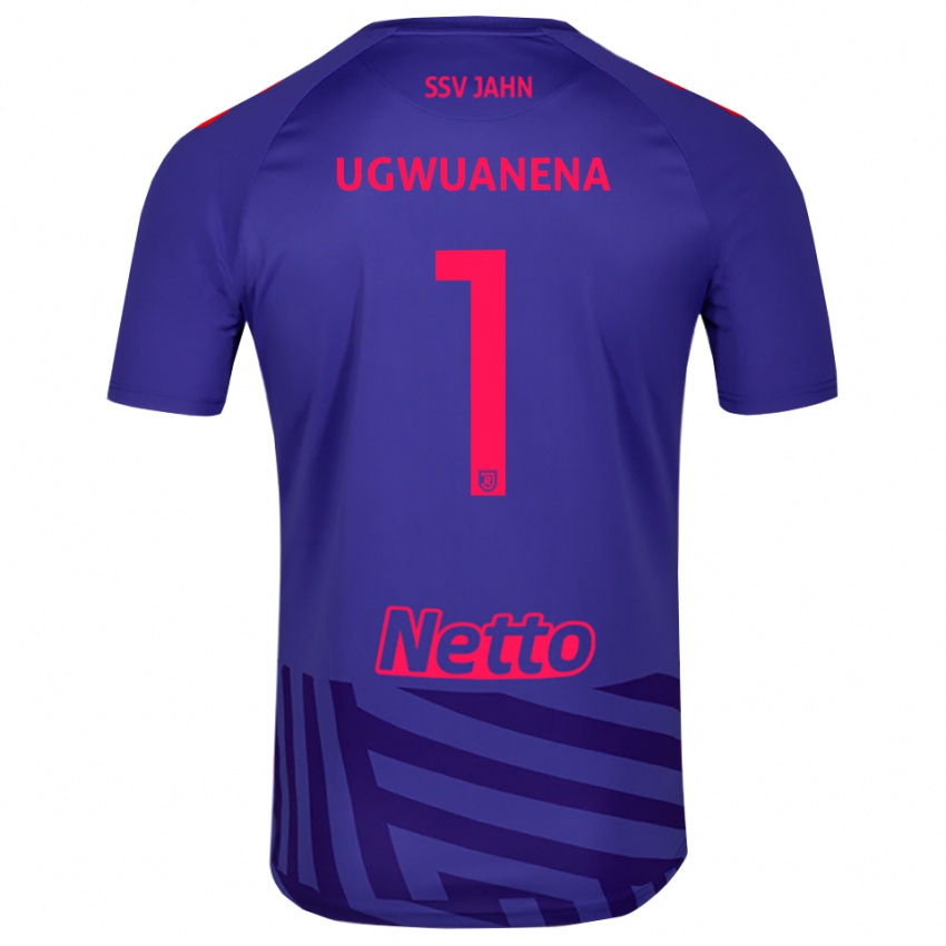 גברים Marvellous Ugwuanena #1 כחול רויאל אדום חולצת שוער 2025/26 חולצה קצרה