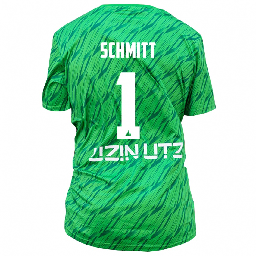 גברים מקס שמיט #1 ירוק אדום חולצת שוער 2025/26 חולצה קצרה