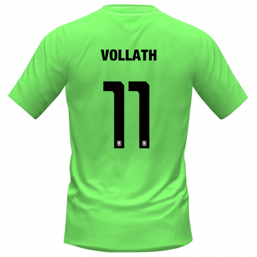 גברים רנה פולאת #11 ירוק אביב חולצת שוער 2025/26 חולצה קצרה