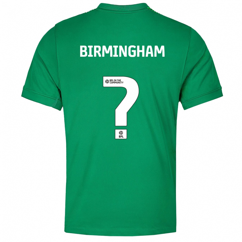 גברים Shea Birmingham #0 ירוק לבן חולצת שוער 2025/26 חולצה קצרה