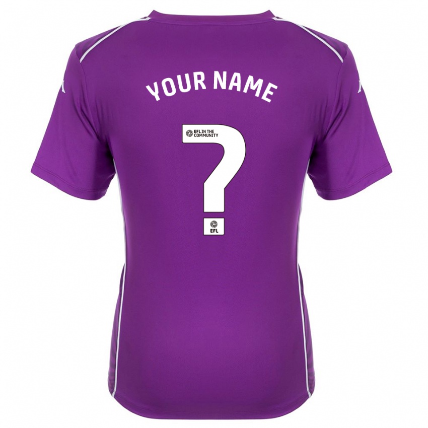 גברים האל סיטי סגול לבן חולצת שוער 2025/26 חולצה קצרה