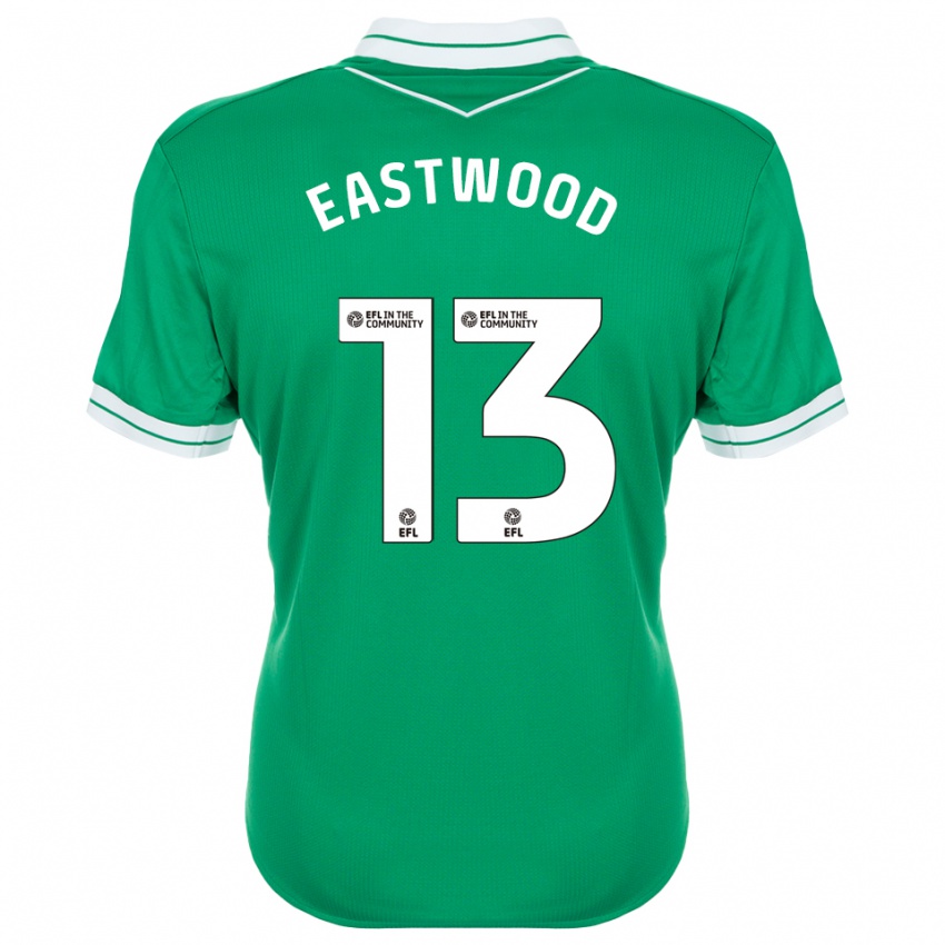 גברים סיימון איסטווד #13 ירוק לבן חולצת שוער 2025/26 חולצה קצרה